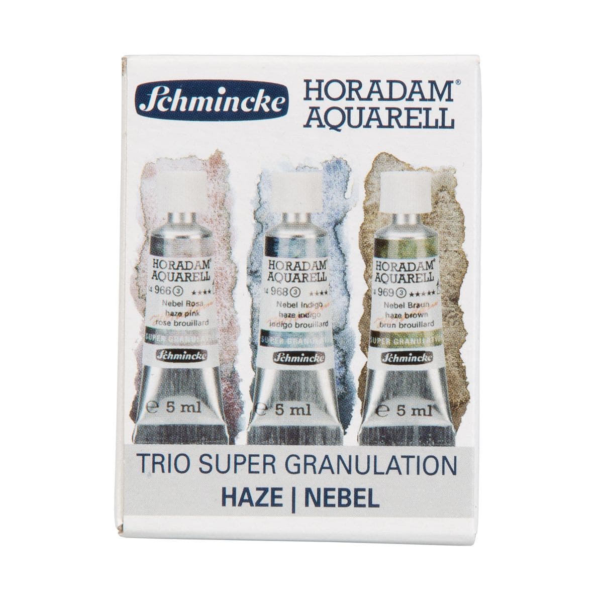 Conjunto Aquarela Profissional Schmincke Horadam Super Granulation 5ml Haze